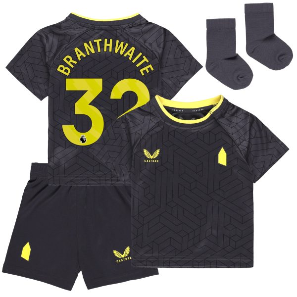 everton castore away baby kit 2024-25 with branthwaite 32 printing Collection | Everton FC Jerseys & Footwear