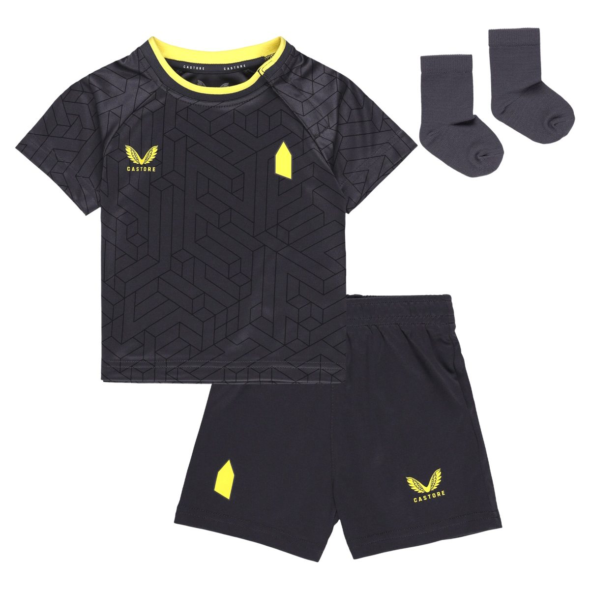 everton castore away baby kit 2024-25 with dixon 75 printing Collection | Everton FC Jerseys & Footwear