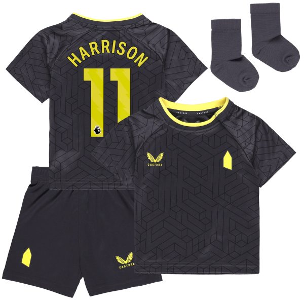 everton castore away baby kit 2024-25 with harrison 11 printing Collection | Everton FC Jerseys & Footwear