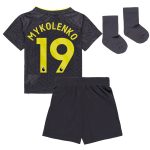 everton castore away baby kit 2024-25 with mykolenko 19 printing Collection | Everton FC Jerseys & Footwear