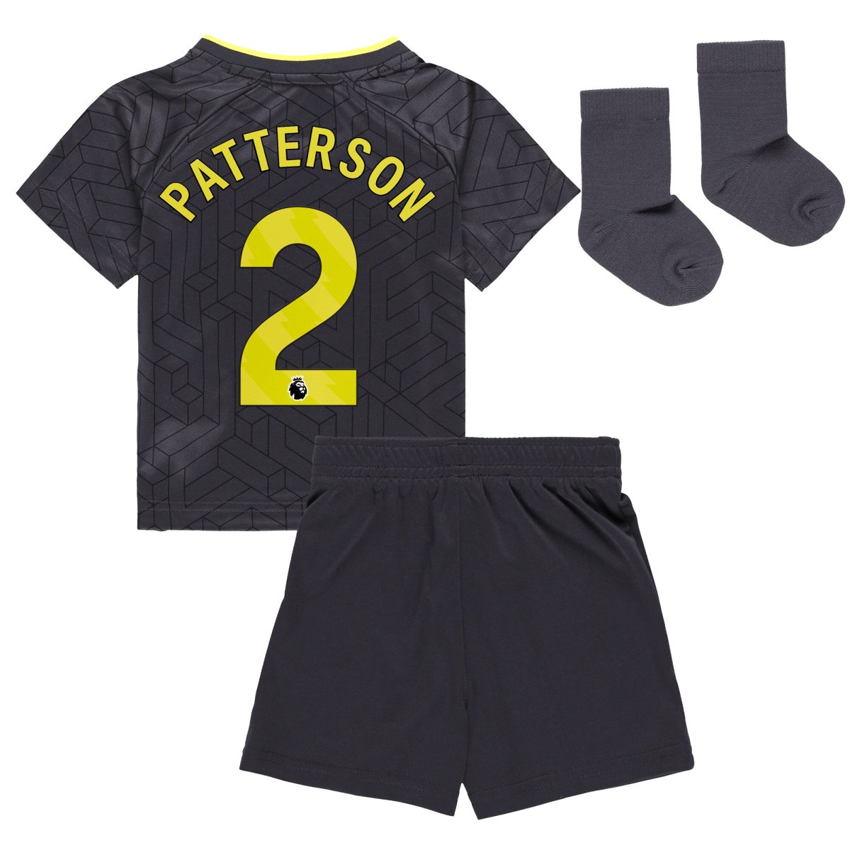 everton castore away baby kit 2024-25 with patterson 2 printing Collection | Everton FC Jerseys & Footwear