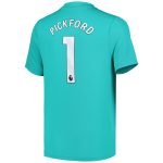 everton castore away goalkeeper shirt 2024-25 – kids with pickford 1 printing Collection | Everton FC Jerseys & Footwear