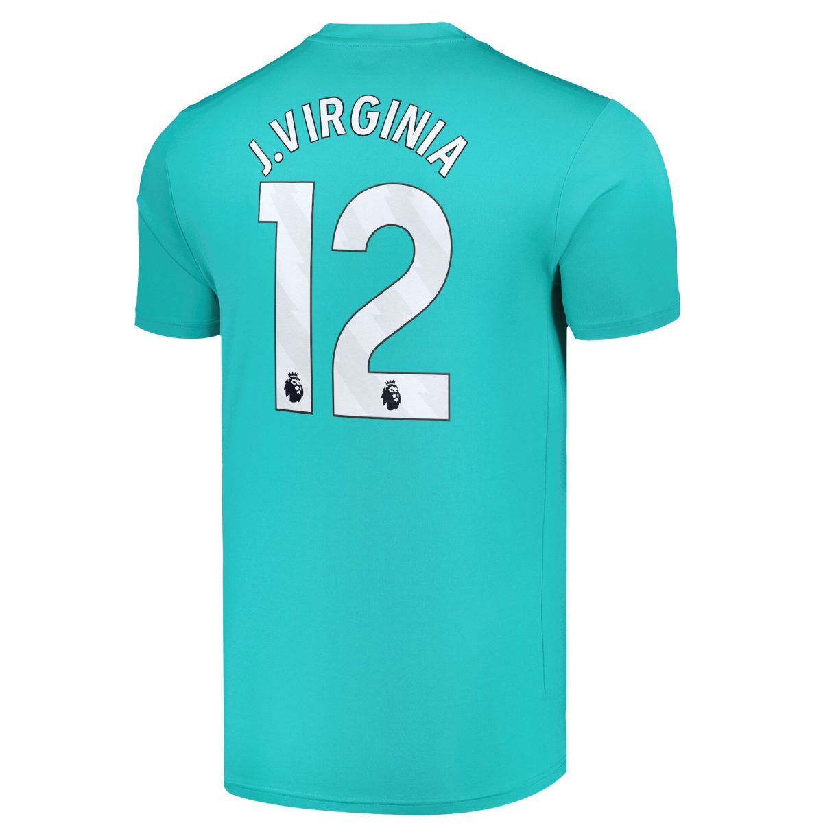 everton castore away goalkeeper shirt 2024-25 with j.virginia 12 printing Collection | Everton FC Jerseys & Footwear