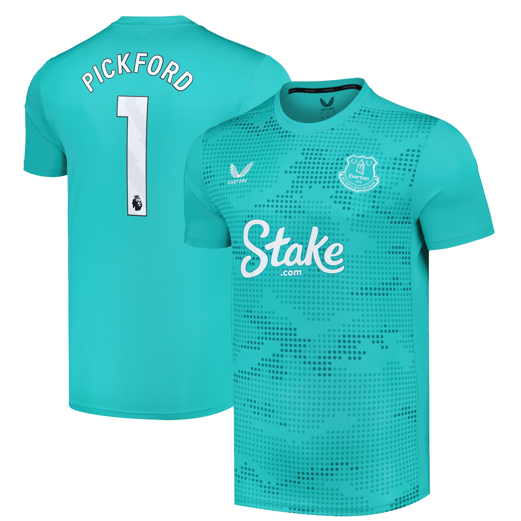 everton castore away goalkeeper shirt 2024-25 with pickford 1 printing Collection | Everton FC Jerseys & Footwear