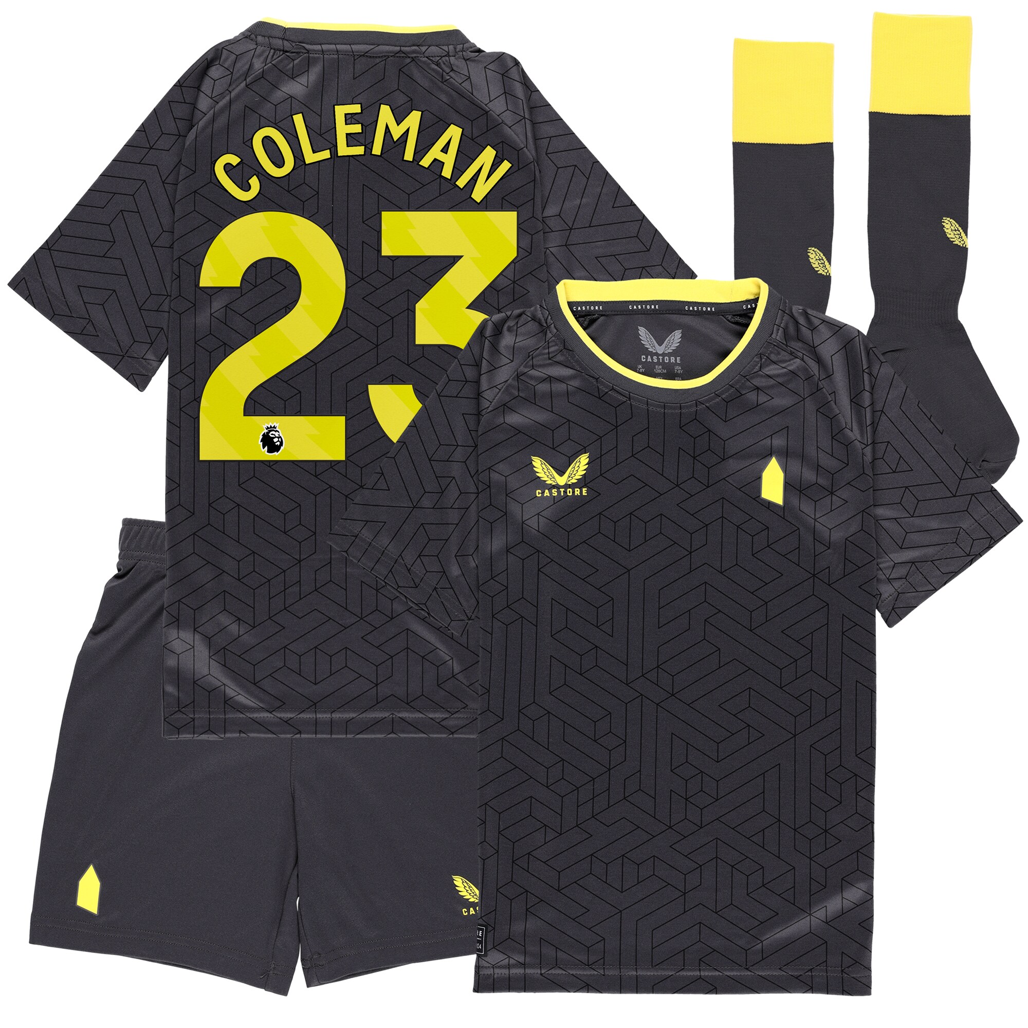 everton castore away infant kit 2024-25 with coleman 23 printing Collection | Everton FC Jerseys & Footwear