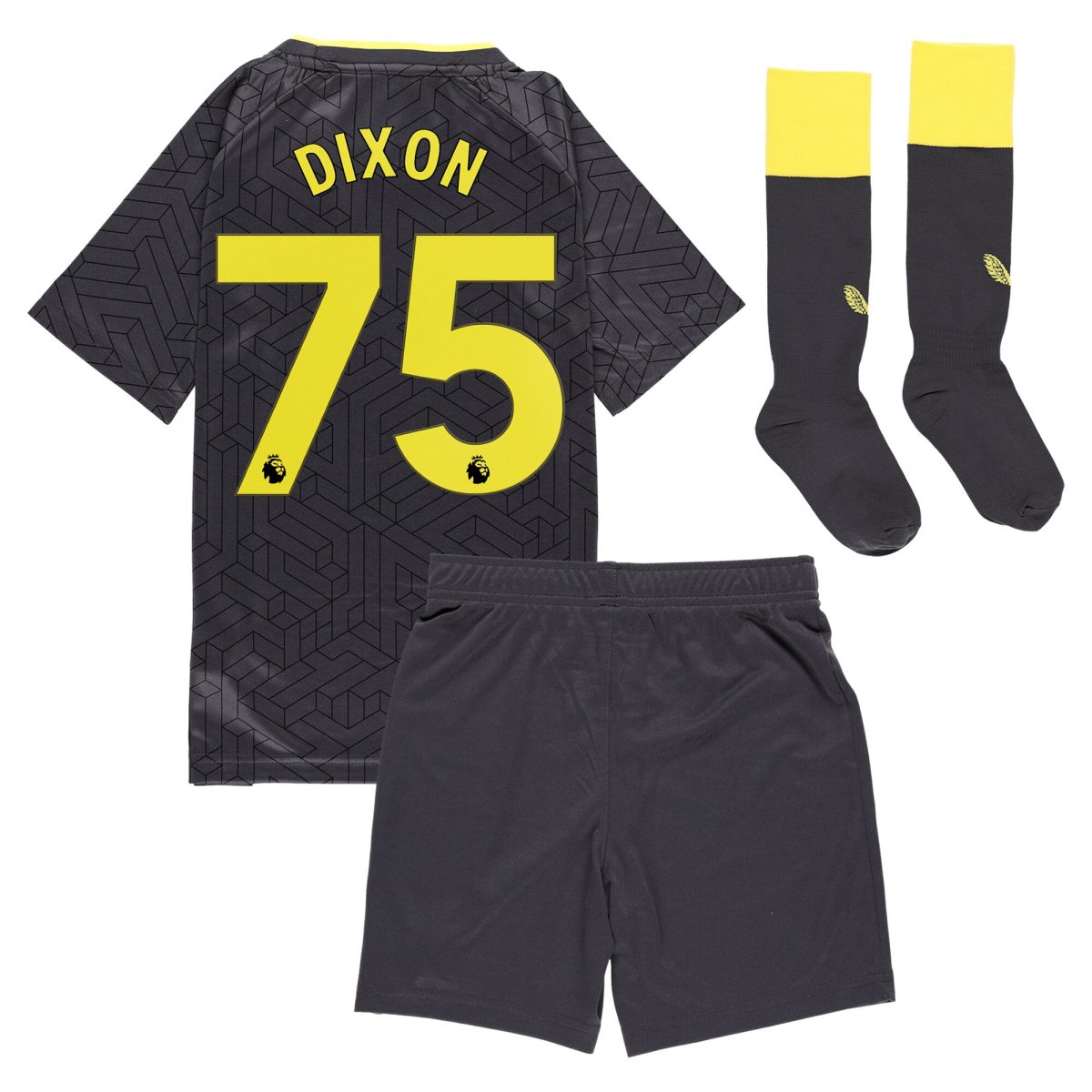 everton castore away infant kit 2024-25 with dixon 75 printing Collection | Everton FC Jerseys & Footwear