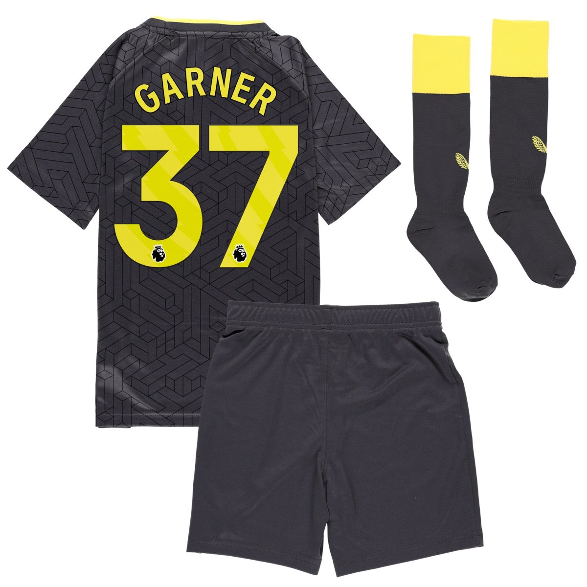 everton castore away infant kit 2024-25 with garner 37 printing Collection | Everton FC Jerseys & Footwear