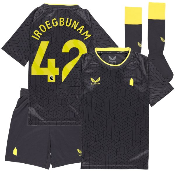 everton castore away infant kit 2024-25 with iroegbunam 42 printing Collection | Everton FC Jerseys & Footwear