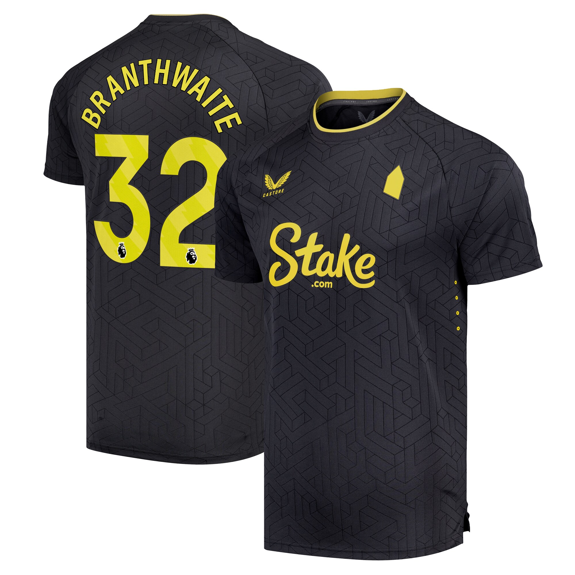 everton castore away pro shirt 2024-25 with branthwaite 32 printing Collection | Everton FC Jerseys & Footwear