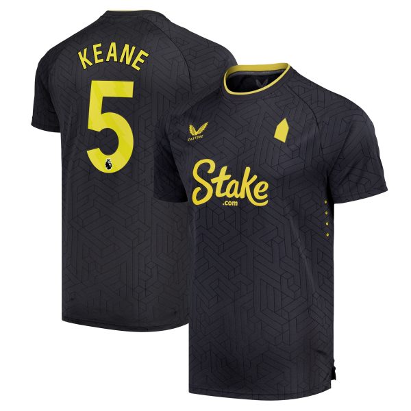 everton castore away pro shirt 2024-25 with keane 5 printing Collection | Everton FC Jerseys & Footwear