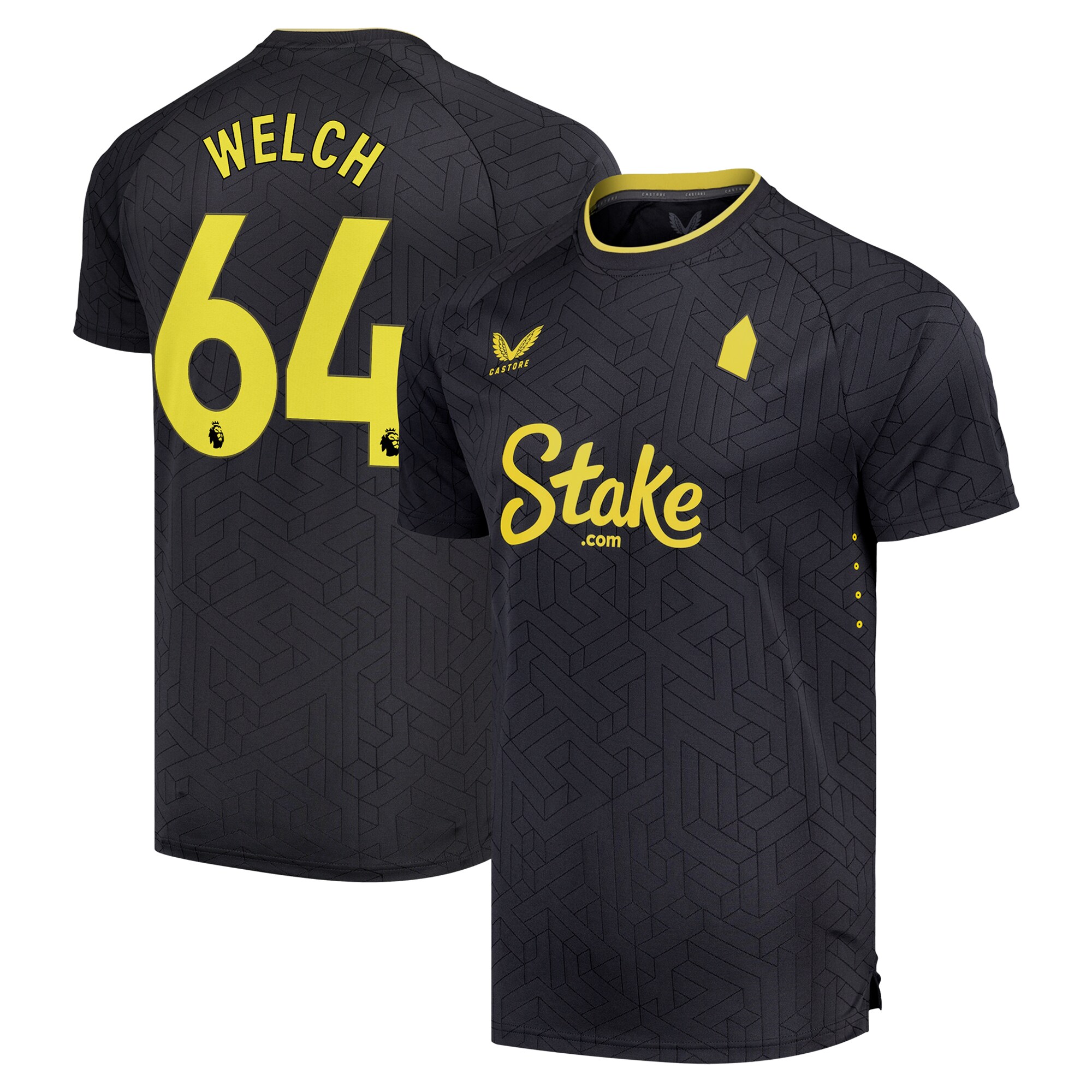 everton castore away pro shirt 2024-25 with welch 64 printing Collection | Everton FC Jerseys & Footwear