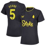 everton castore away pro shirt 2024-25 – womens with keane 5 printing Collection | Everton FC Jerseys & Footwear