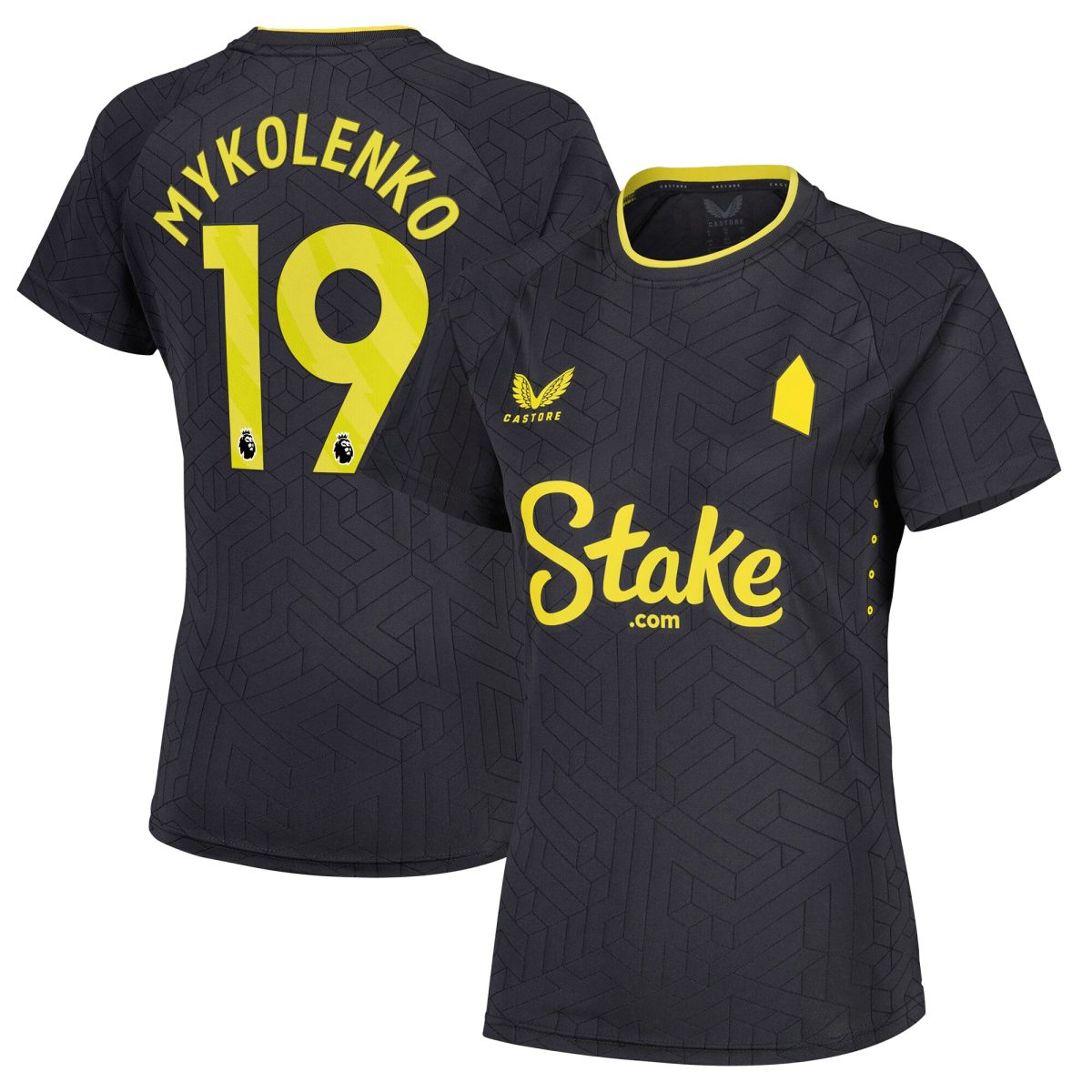 everton castore away pro shirt 2024-25 – womens with mykolenko 19 printing Collection | Everton FC Jerseys & Footwear