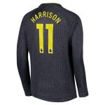 everton castore away shirt 2024-25 – kids – long sleeve with harrison 11 printing Collection | Everton FC Jerseys & Footwear