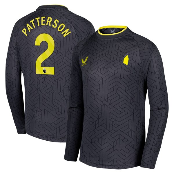 everton castore away shirt 2024-25 – kids – long sleeve with patterson 2 printing Collection | Everton FC Jerseys & Footwear