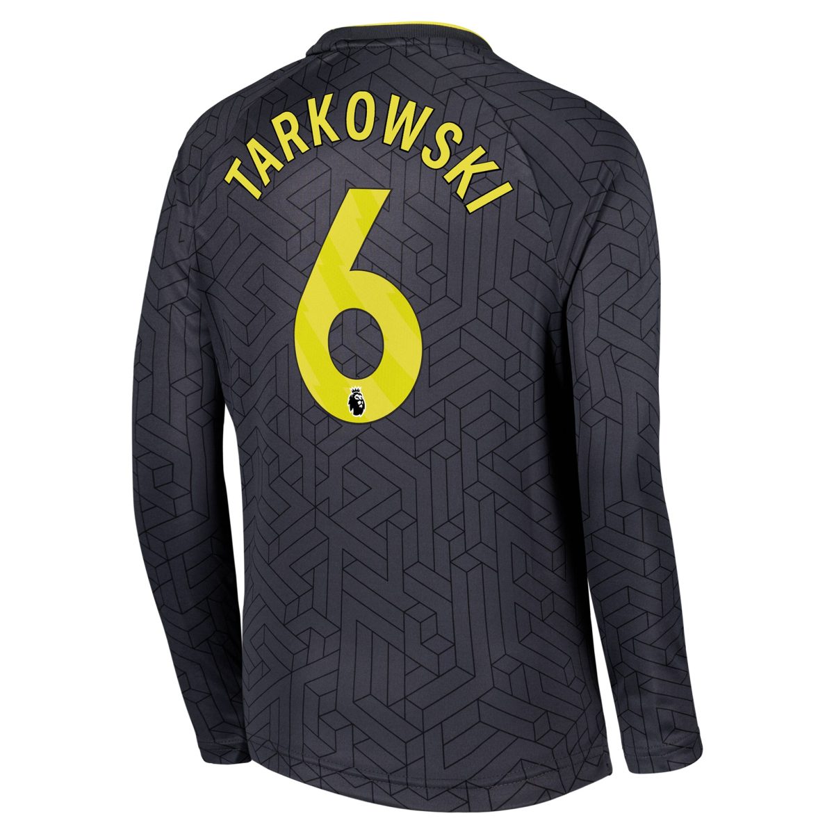 everton castore away shirt 2024-25 – kids – long sleeve with tarkowski 6 printing Collection | Everton FC Jerseys & Footwear