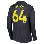 everton castore away shirt 2024-25 – kids – long sleeve with welch 64 printing Collection | Everton FC Jerseys & Footwear