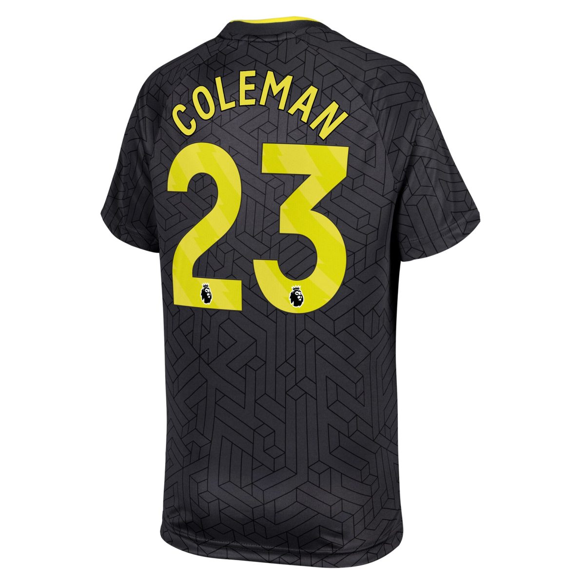 everton castore away shirt 2024-25 – kids with coleman 23 printing Collection | Everton FC Jerseys & Footwear