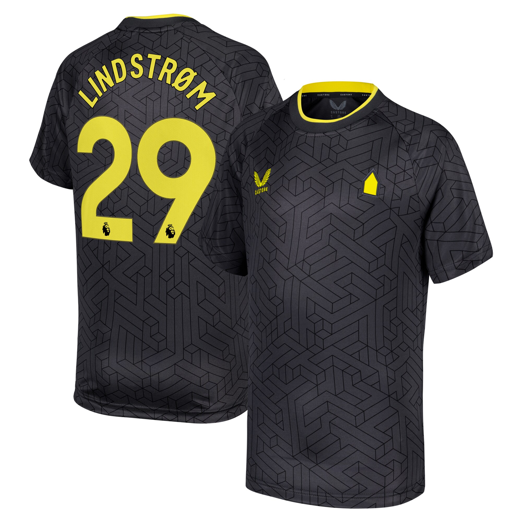 everton castore away shirt 2024-25 – kids with lindstrøm 29 printing Collection | Everton FC Jerseys & Footwear