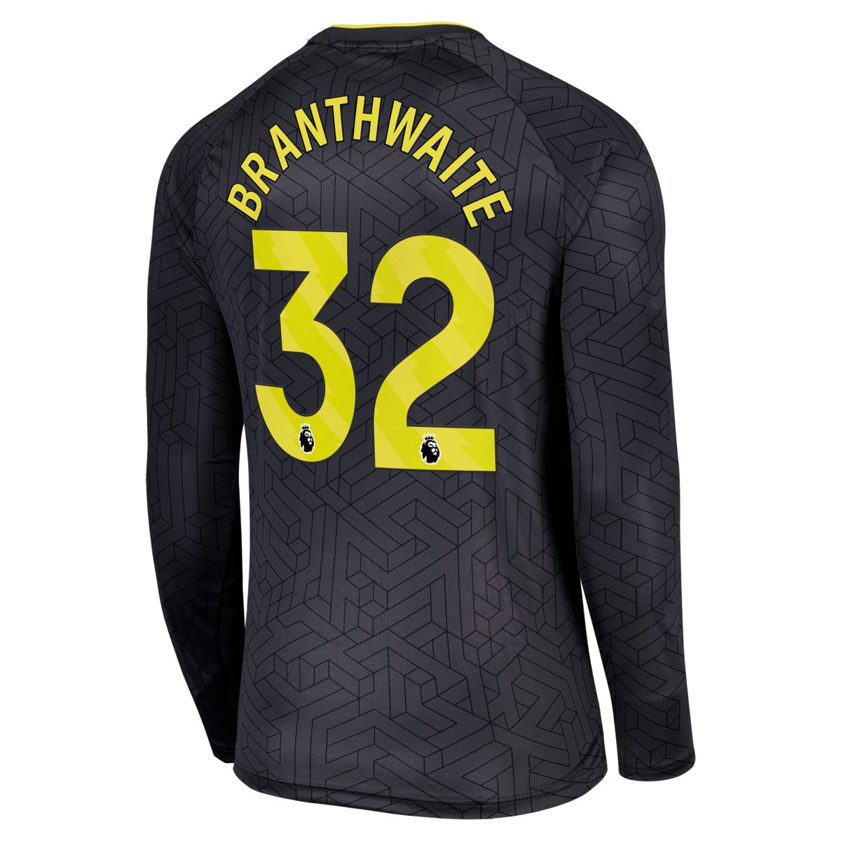 everton castore away shirt 2024-25 – long sleeve with branthwaite 32 printing Collection | Everton FC Jerseys & Footwear