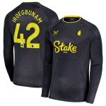 everton castore away shirt 2024-25 – long sleeve with iroegbunam 42 printing Collection | Everton FC Jerseys & Footwear