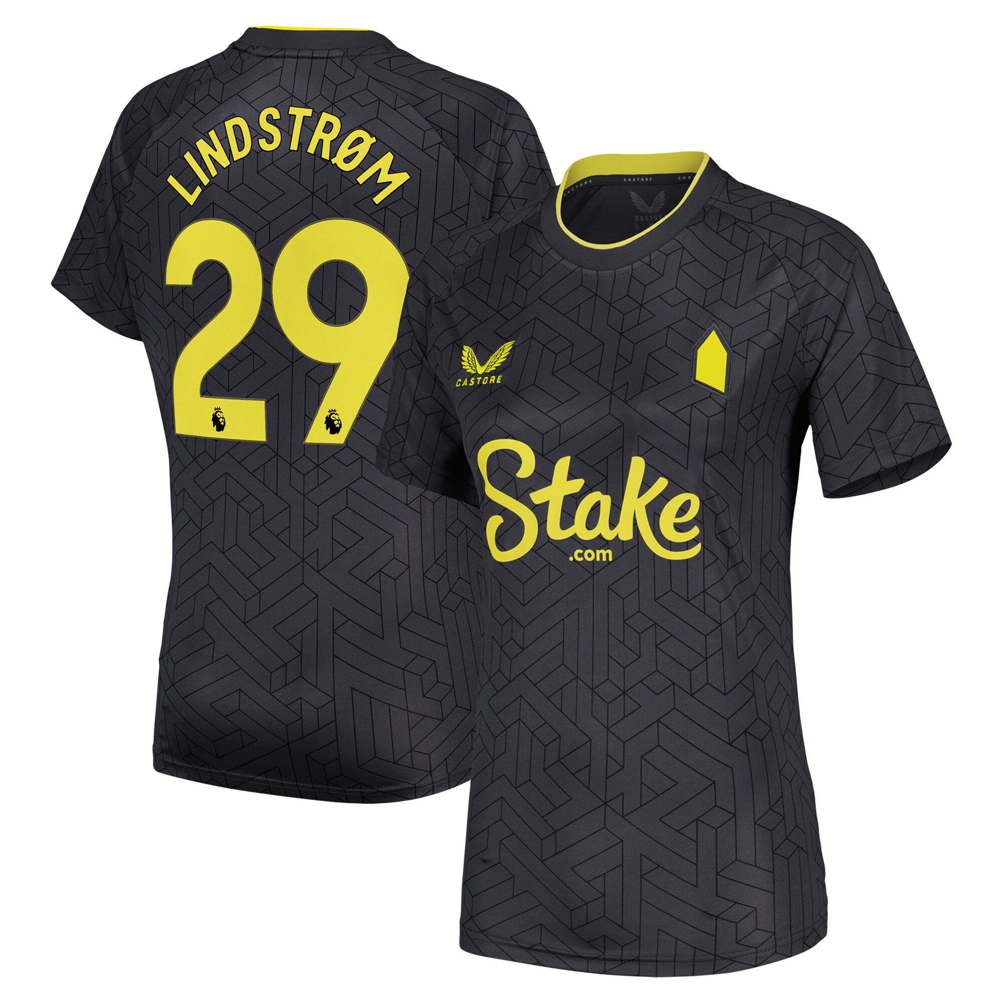 everton castore away shirt 2024-25 – womens with lindstrøm 29 printing Collection | Everton FC Jerseys & Footwear