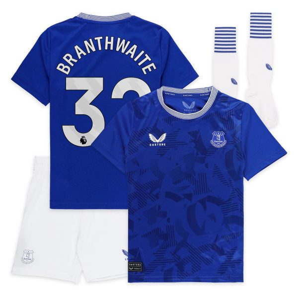 everton castore home infant kit 2024-25 with branthwaite 32 printing Collection | Everton FC Jerseys & Footwear