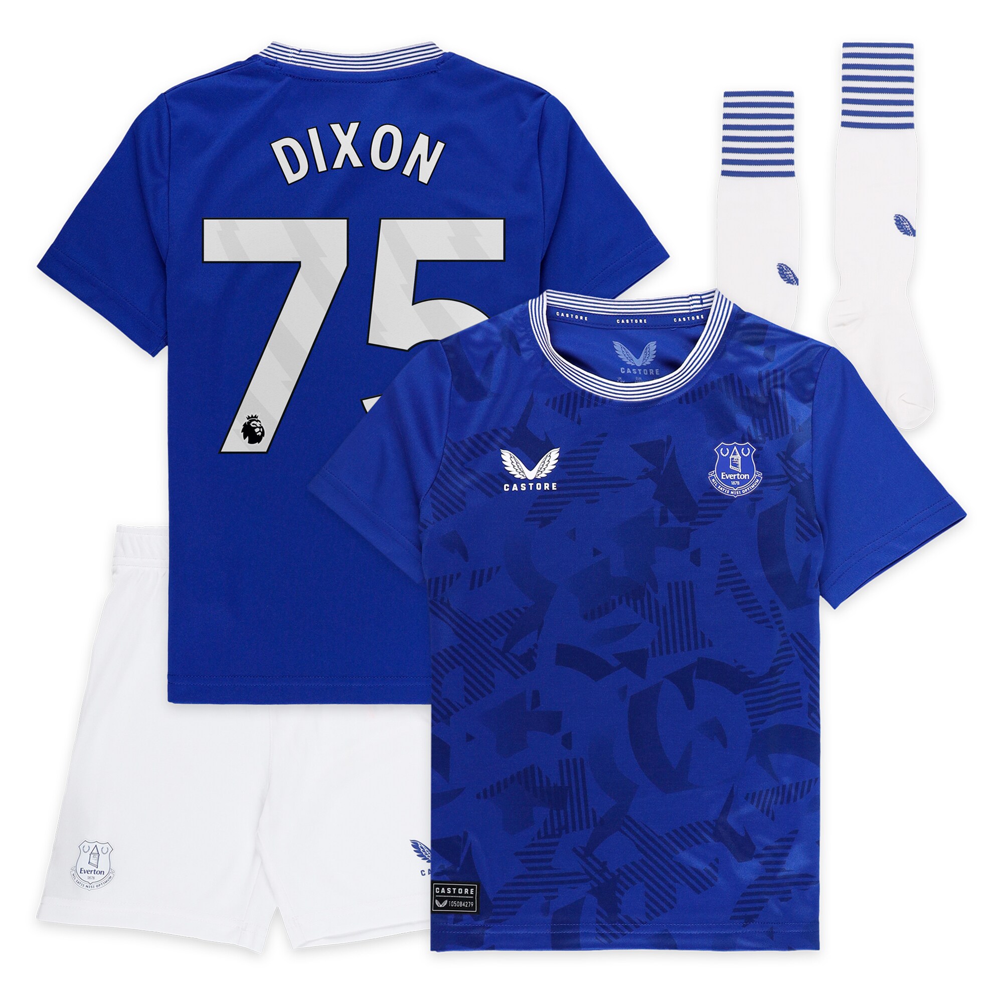 everton castore home infant kit 2024-25 with dixon 75 printing Collection | Everton FC Jerseys & Footwear