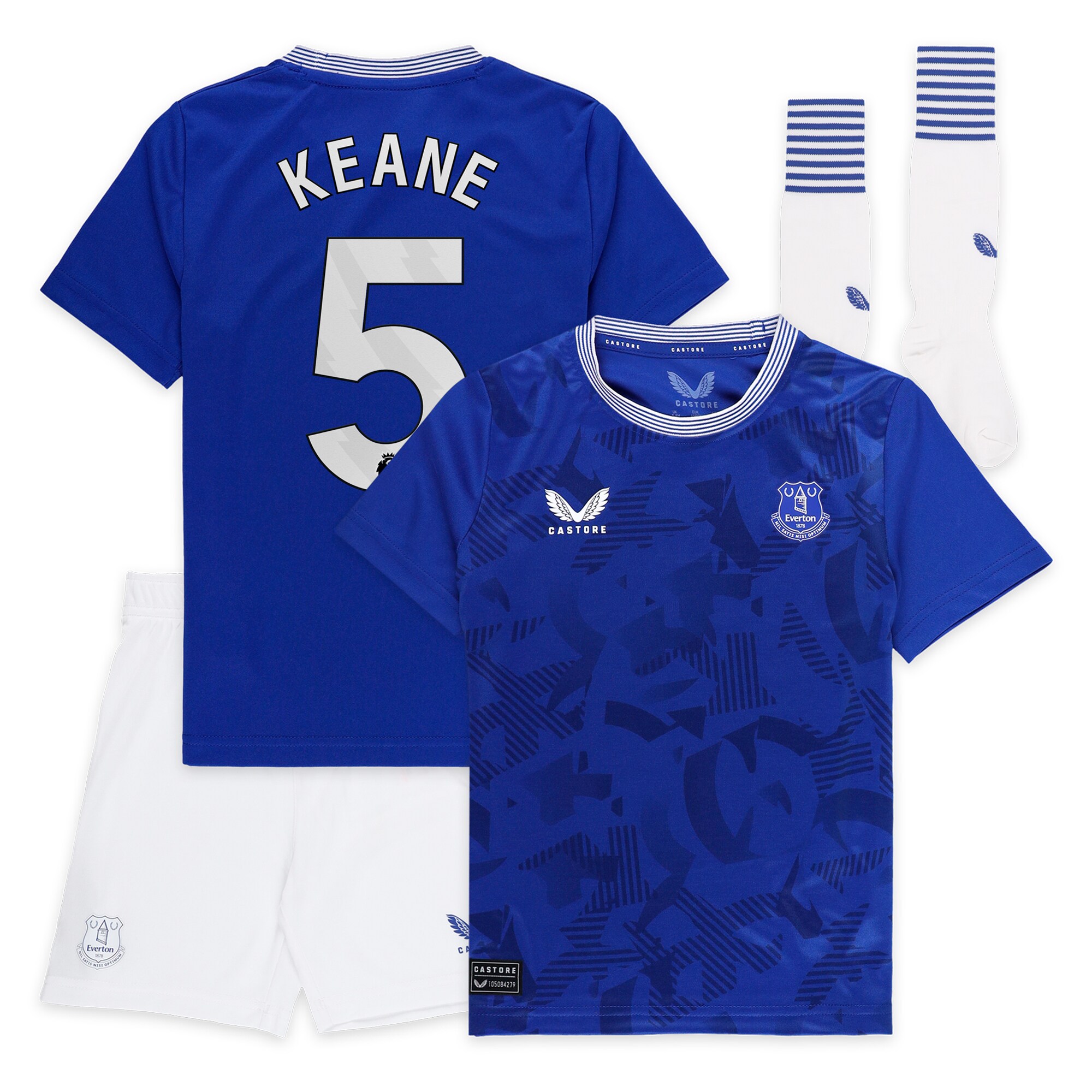 everton castore home infant kit 2024-25 with keane 5 printing Collection | Everton FC Jerseys & Footwear