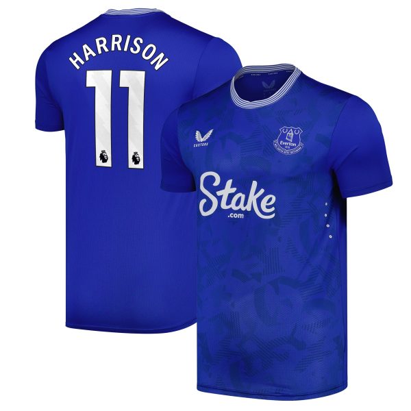 everton castore home pro shirt 2024-25 with harrison 11 printing Collection | Everton FC Jerseys & Footwear