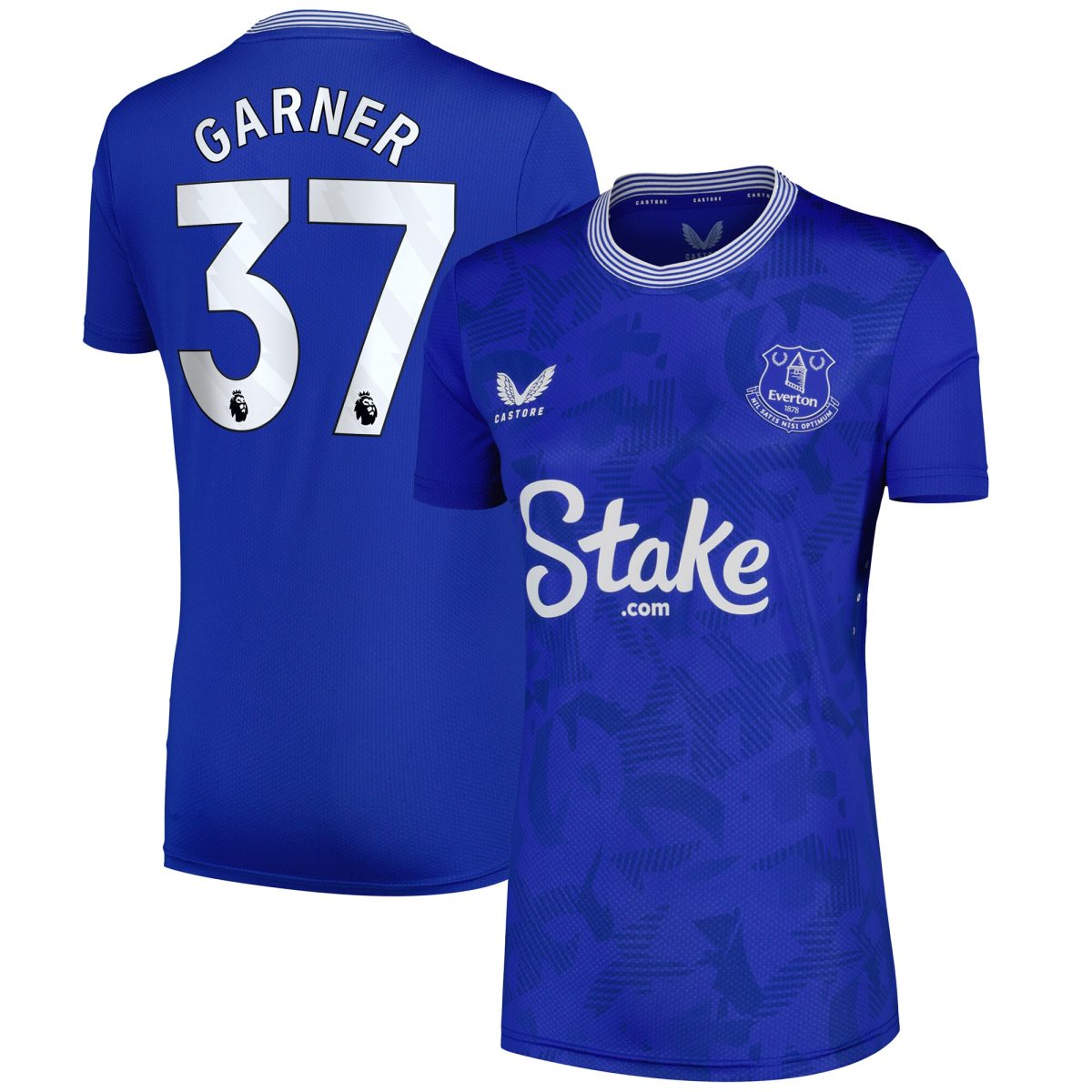 everton castore home pro shirt 2024-25 – womens with garner 37 printing Collection | Everton FC Jerseys & Footwear