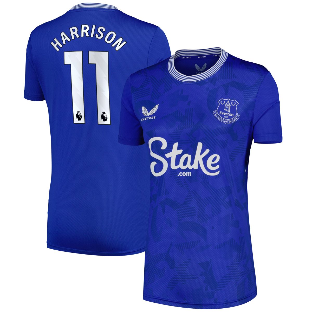 everton castore home pro shirt 2024-25 – womens with harrison 11 printing Collection | Everton FC Jerseys & Footwear