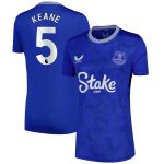 everton castore home pro shirt 2024-25 – womens with keane 5 printing Collection | Everton FC Jerseys & Footwear