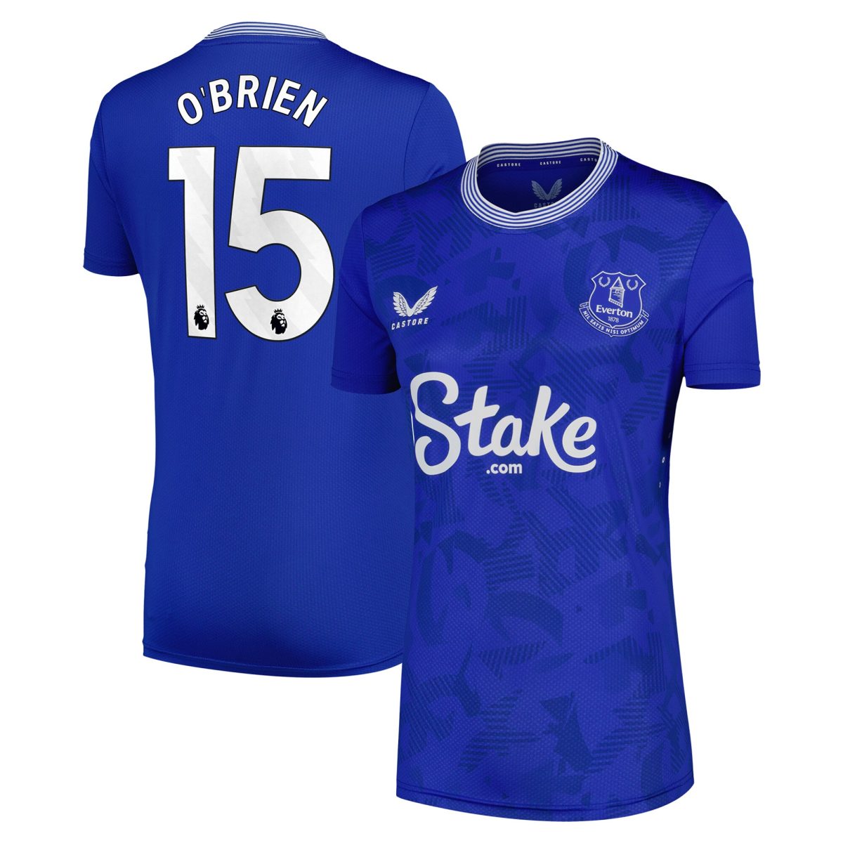 everton castore home pro shirt 2024-25 – womens with obrien 15 printing Collection | Everton FC Jerseys & Footwear