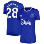 everton castore home pro shirt 2024-25 – womens with y. chermiti 28 printing Collection | Everton FC Jerseys & Footwear