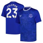 everton castore home replica shirt 2024-25 – kids with coleman 23 printing Collection | Everton FC Jerseys & Footwear