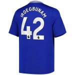 everton castore home replica shirt 2024-25 – kids with iroegbunam 42 printing Collection | Everton FC Jerseys & Footwear