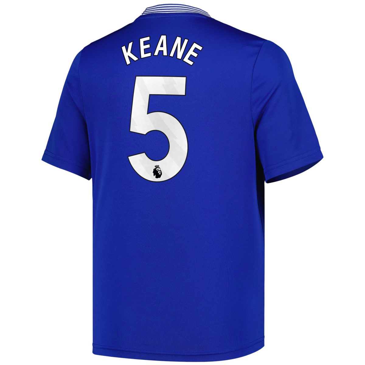 everton castore home replica shirt 2024-25 – kids with keane 5 printing Collection | Everton FC Jerseys & Footwear