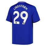 everton castore home replica shirt 2024-25 – kids with lindstrøm 29 printing Collection | Everton FC Jerseys & Footwear