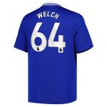 everton castore home replica shirt 2024-25 – kids with welch 64 printing Collection | Everton FC Jerseys & Footwear