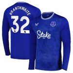 everton castore home replica shirt 2024-25 – long sleeve with branthwaite 32 printing Collection | Everton FC Jerseys & Footwear