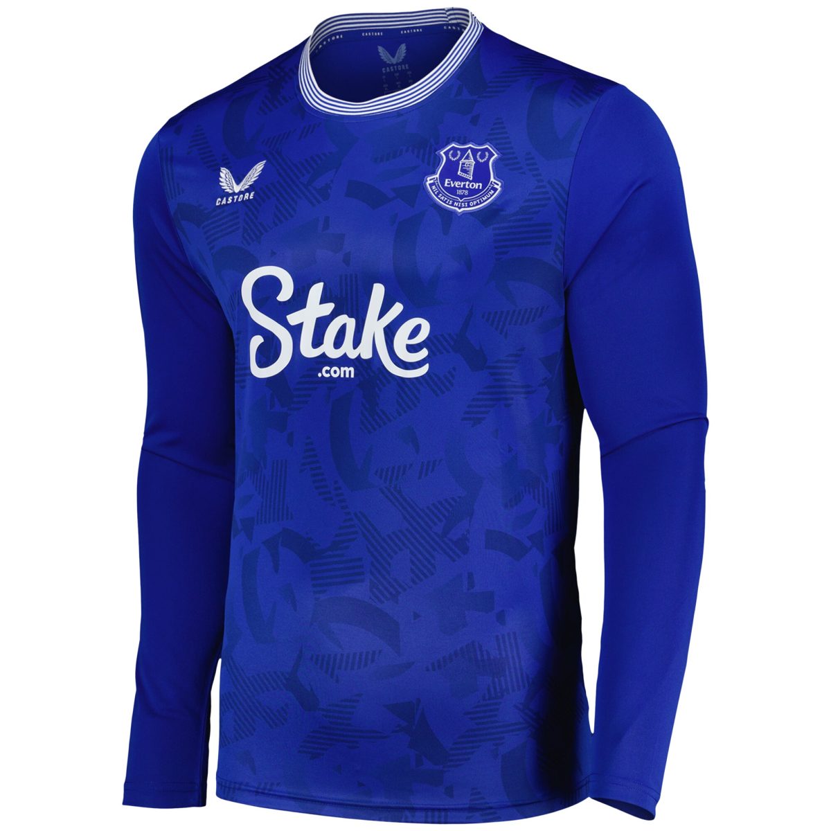 everton castore home replica shirt 2024-25 – long sleeve with branthwaite 32 printing Collection | Everton FC Jerseys & Footwear