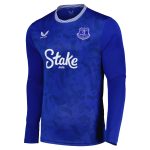 everton castore home replica shirt 2024-25 – long sleeve with dixon 75 printing Collection | Everton FC Jerseys & Footwear