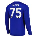 everton castore home replica shirt 2024-25 – long sleeve with dixon 75 printing Collection | Everton FC Jerseys & Footwear