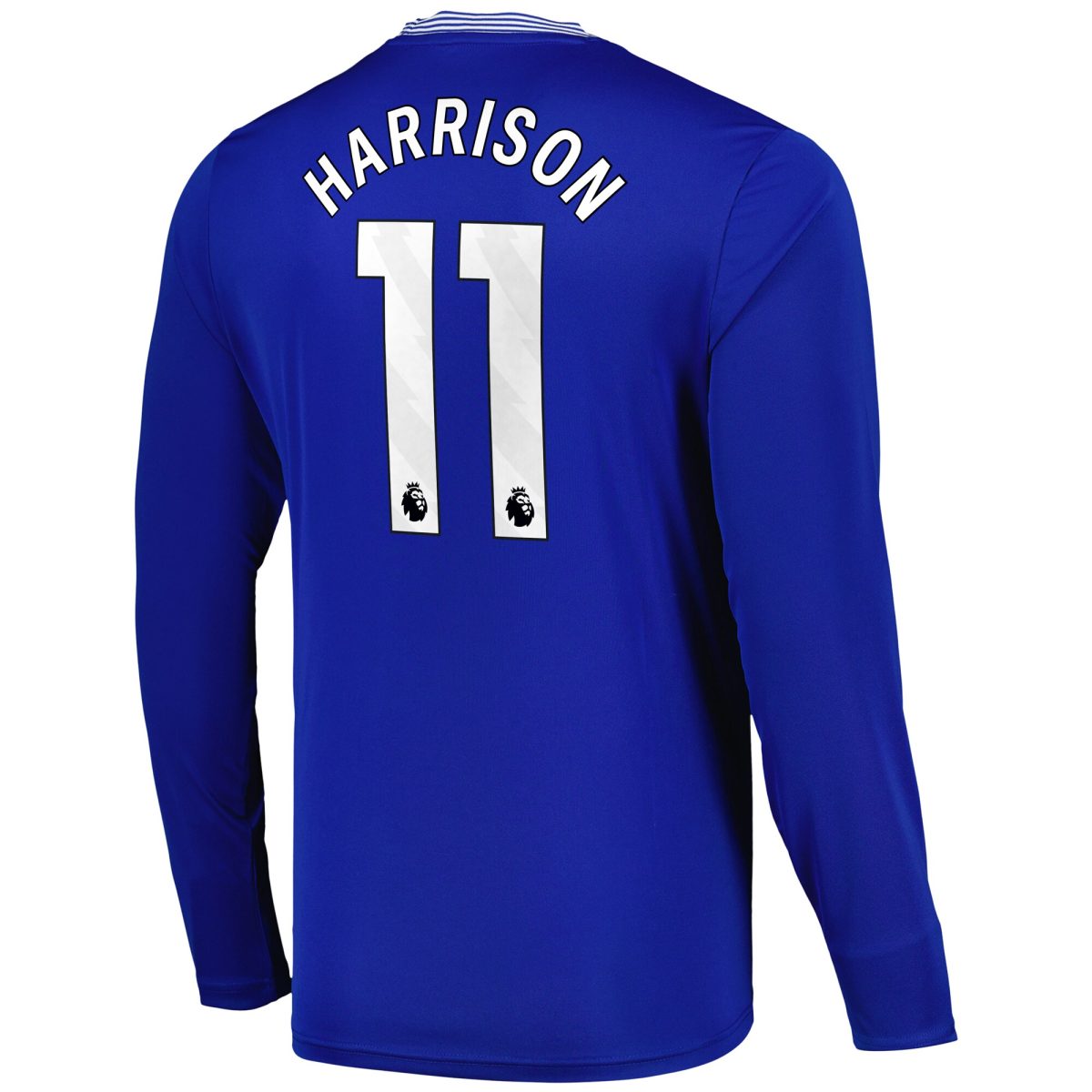 everton castore home replica shirt 2024-25 – long sleeve with harrison 11 printing Collection | Everton FC Jerseys & Footwear