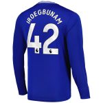 everton castore home replica shirt 2024-25 – long sleeve with iroegbunam 42 printing Collection | Everton FC Jerseys & Footwear