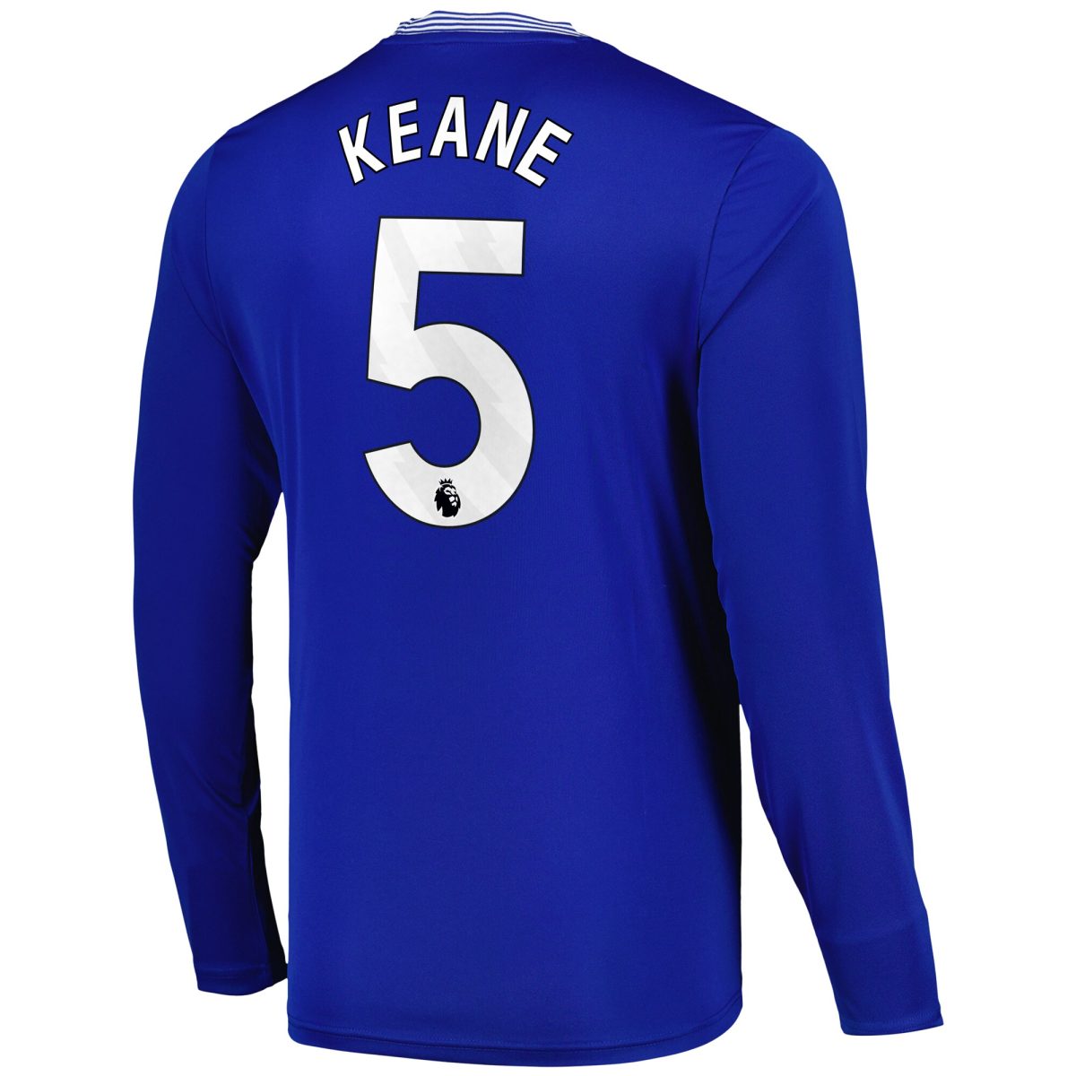 everton castore home replica shirt 2024-25 – long sleeve with keane 5 printing Collection | Everton FC Jerseys & Footwear