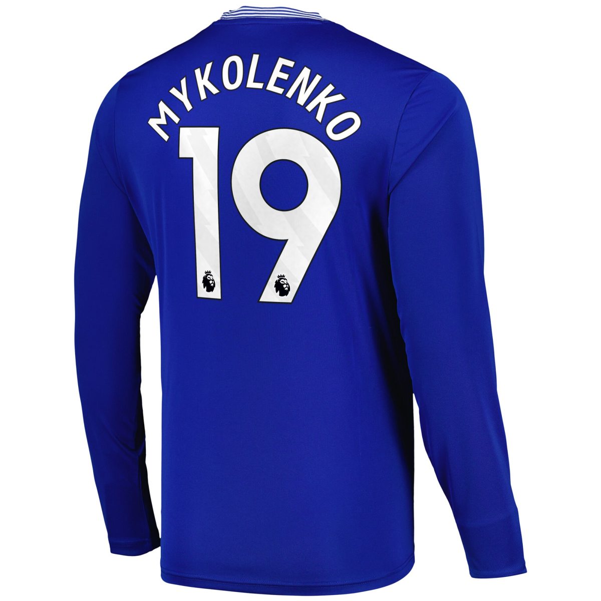 everton castore home replica shirt 2024-25 – long sleeve with mykolenko 19 printing Collection | Everton FC Jerseys & Footwear