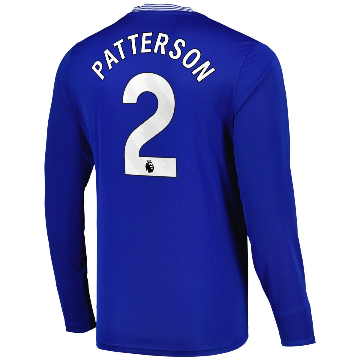 everton castore home replica shirt 2024-25 – long sleeve with patterson 2 printing Collection | Everton FC Jerseys & Footwear