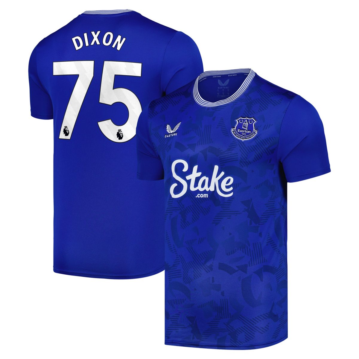 everton castore home replica shirt 2024-25 with dixon 75 printing Collection | Everton FC Jerseys & Footwear